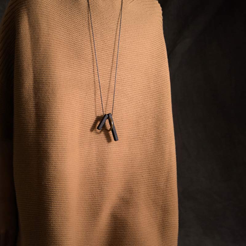 Buddha Stones禅サークル黒檀悟りのネックレスペンダント - image 3