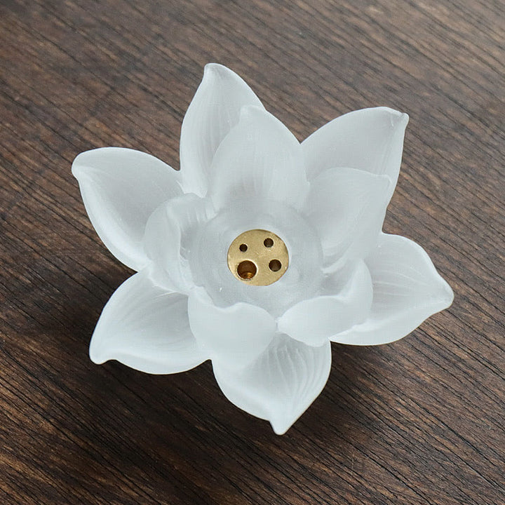 Buddha Stonesミニ蓮華琉璃クリスタルヒーリング瞑想スティック香炉