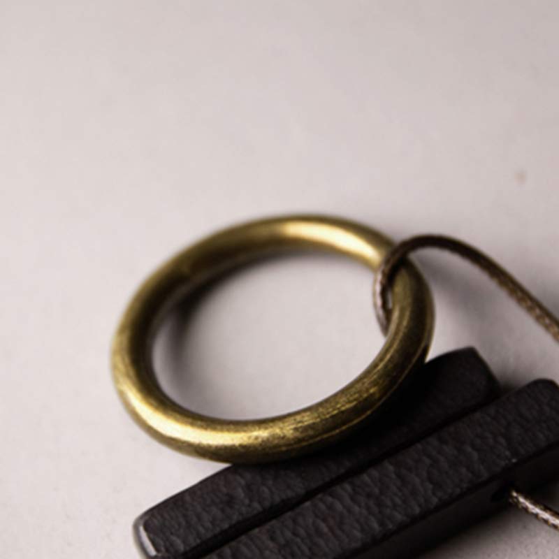 Buddha Stones禅サークル黒檀悟りのネックレスペンダント - image 8