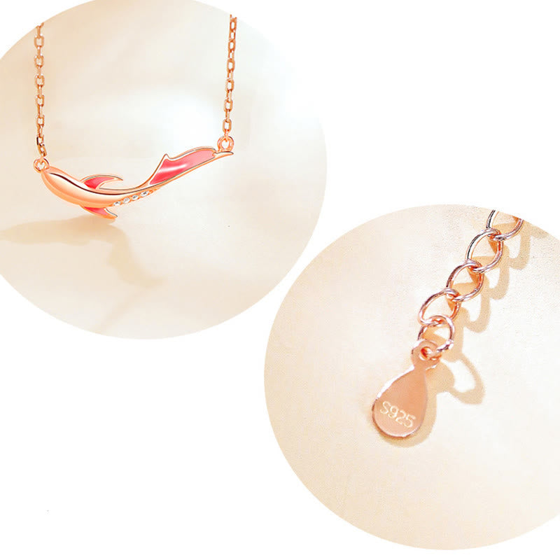 Buddha Stones925スターリングシルバー 鯉 幸運 ジルコン 繁栄 ネックレス ペンダント - image 6