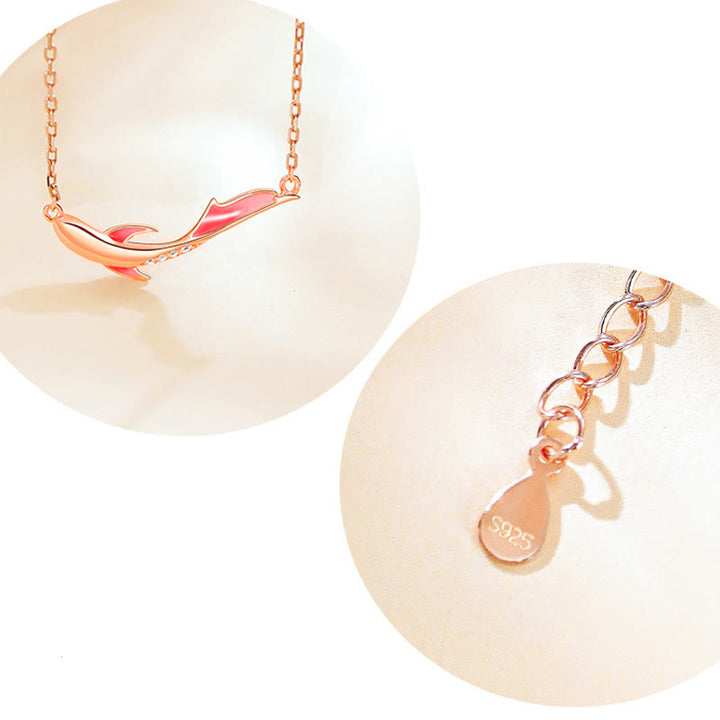 Buddha Stones925スターリングシルバー 鯉 幸運 ジルコン 繁栄 ネックレス ペンダント - image 6