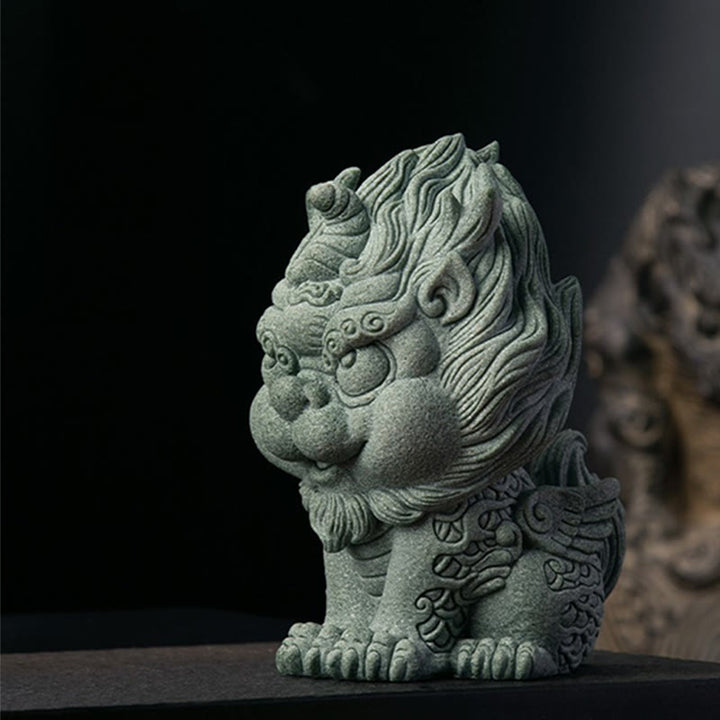 Buddha Stones風水 小型 貔貅 富と幸運 家の装飾