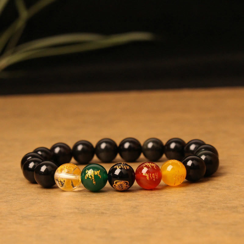 Buddha Stones 水晶 瑪瑙 開運 金運 財運 パワーストーン ブレスレット