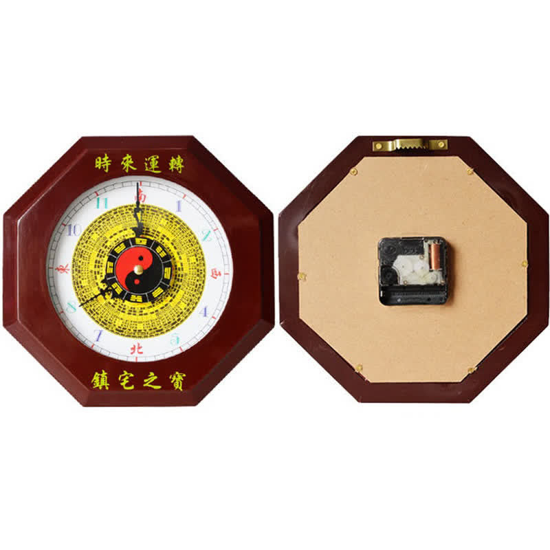 風水八卦図バランスエネルギーマップ壁掛け時計 - image 2