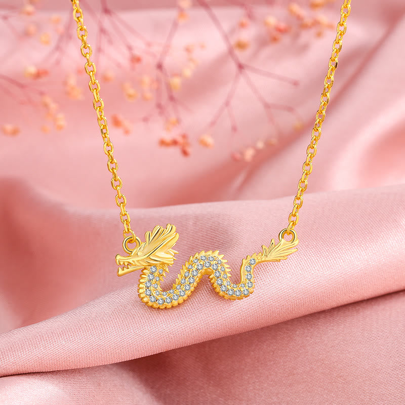 Buddha Stones925スターリングシルバー 龍年 縁起の良い金龍 幸運のチェーンネックレスペンダント - image 7