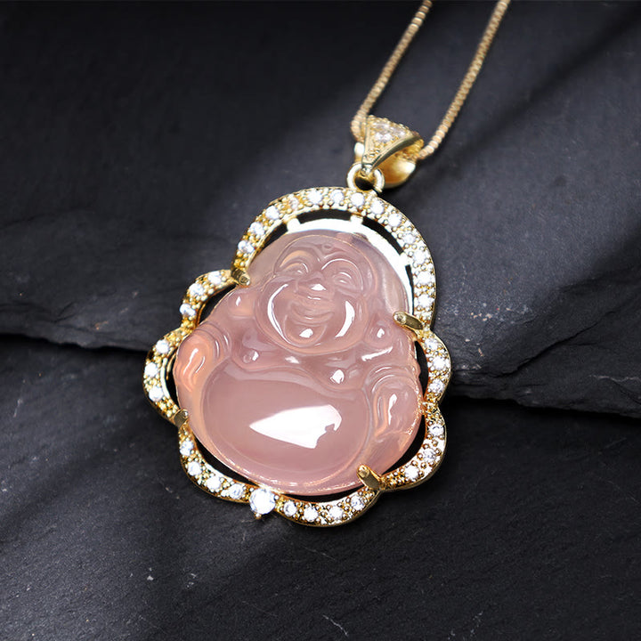 Buddha Stones ラッキースマイル仏様ネックレス／幸運お守り - image 14