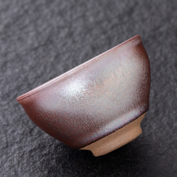 Buddha Stones中国ピンクゴールド Jianzhan 磁器ティーカップカンフーティーカップ