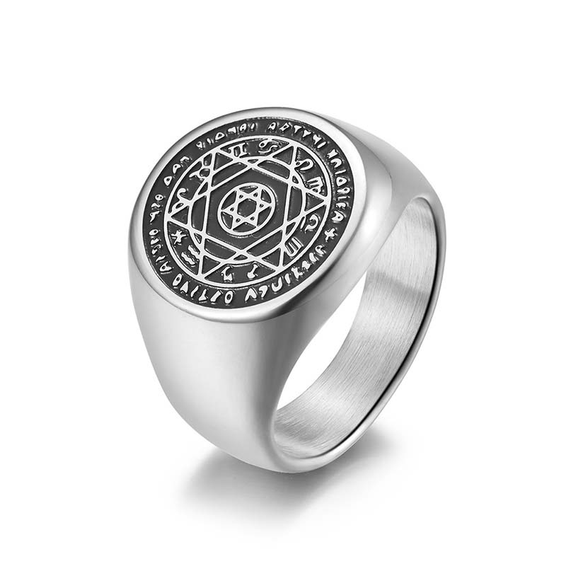 Buddha Stones12星座 ダビデの星 守護リング
