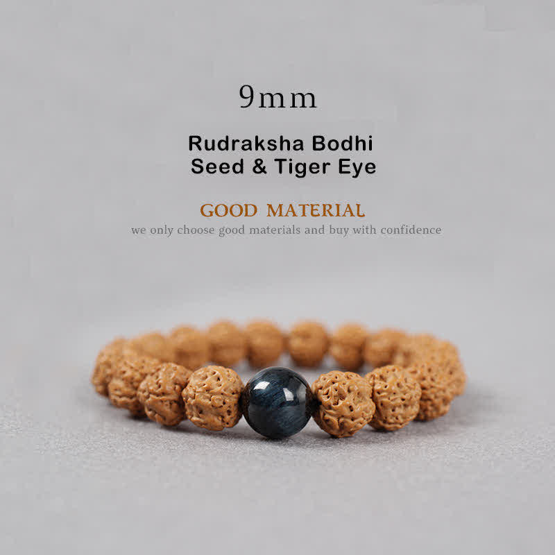 Buddha Stonesチベット ルドラークシャ 菩提樹 シード ビーズ アンバー ターコイズ 富のブレスレット
