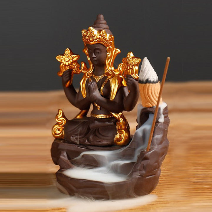 Buddha Stonesチベット仏 癒しの香炉 装飾