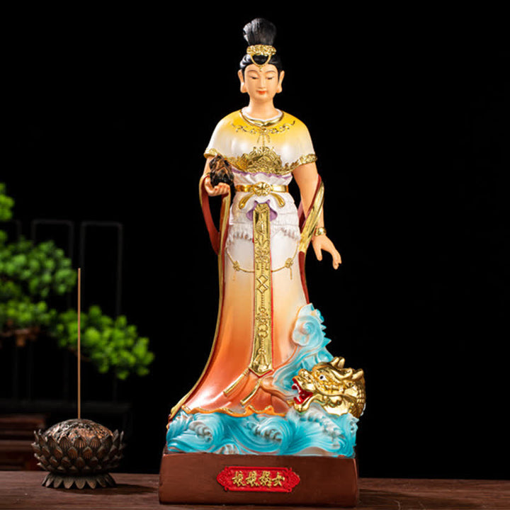 菩薩女媧守護樹脂像ホームデコレーション - image 6