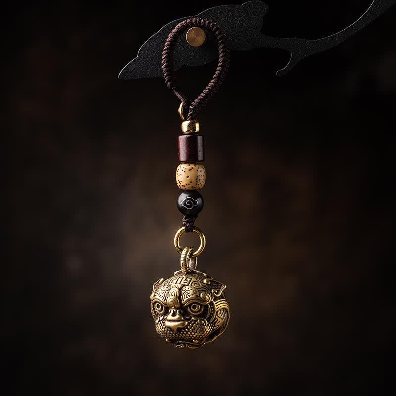 Buddha Stones富の銅製キーホルダー