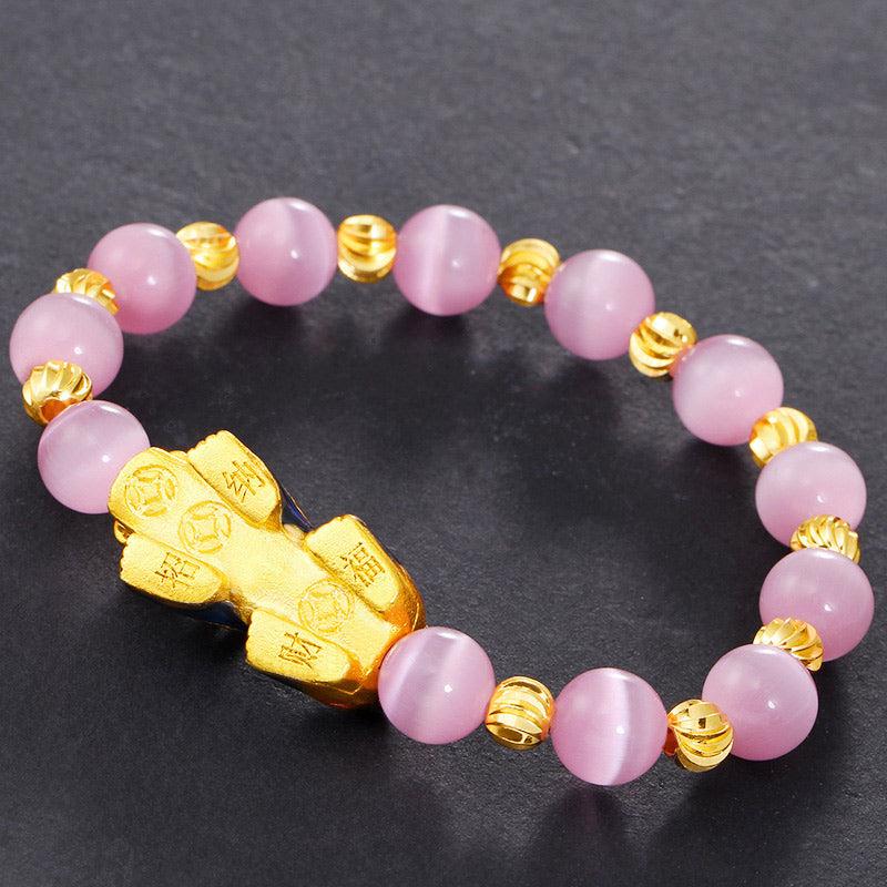 Buddha StonesPiXiuアイ幸運ブレスレット