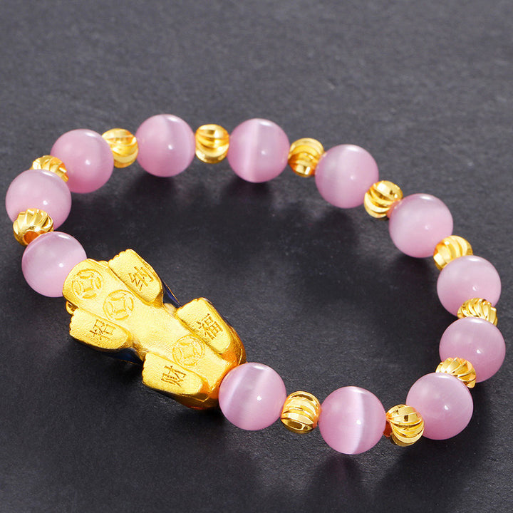 Buddha StonesPiXiuアイ幸運ブレスレット