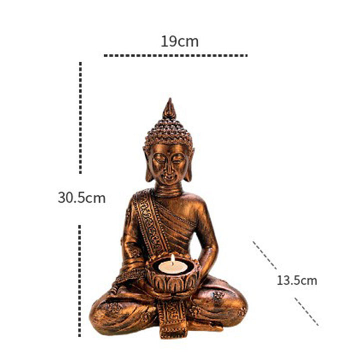 Buddha Stonesチベット仏 祝福 装飾 燭台