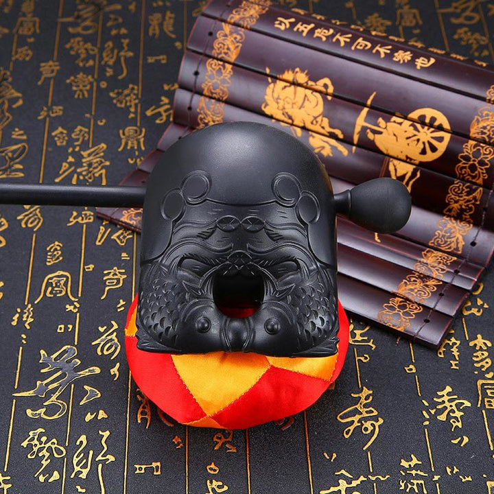 Buddha Stonesの模様 マインドフルネス 仏教寺院 木魚 木製の魚の太鼓