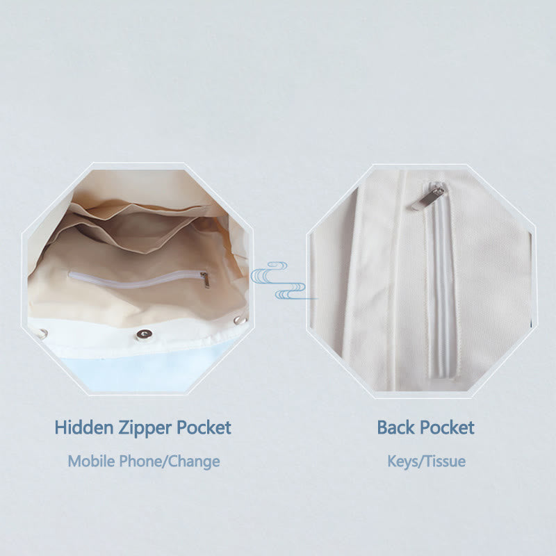 Buddha Stonesハンドメイド刺繍入り大容量キャンバスバックパック - image 16