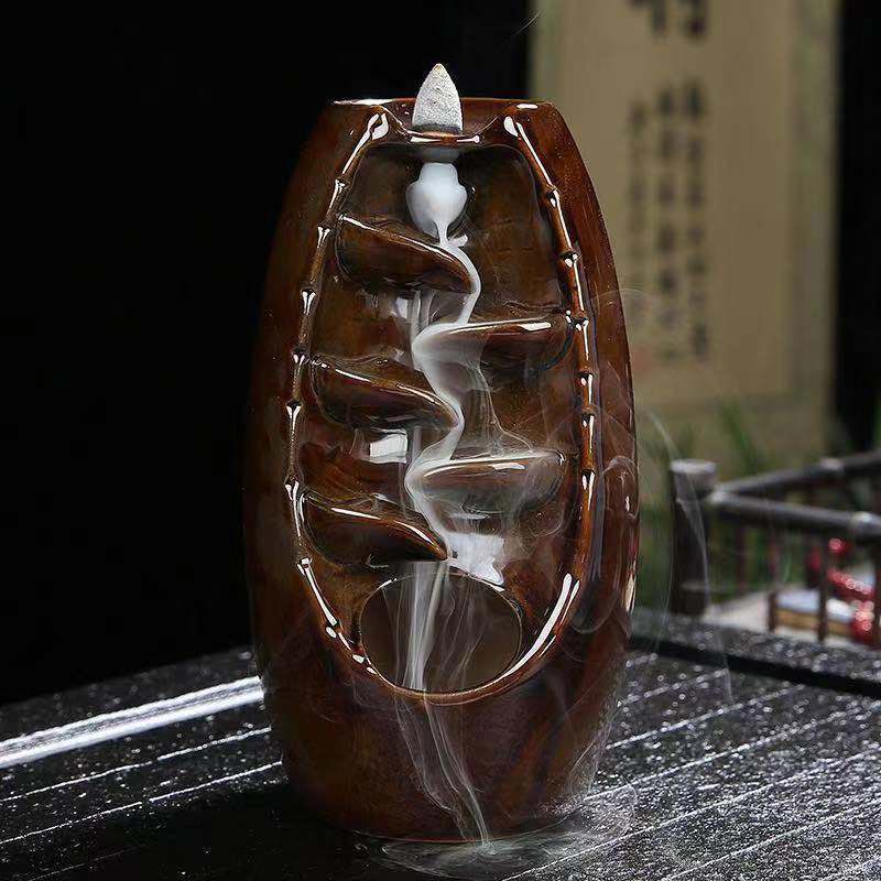 Buddha Stonesチベット龍守護香炉装飾 - image 2