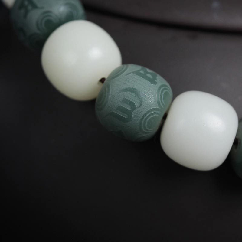 Buddha Stones白菩提六字守護ブレスレット