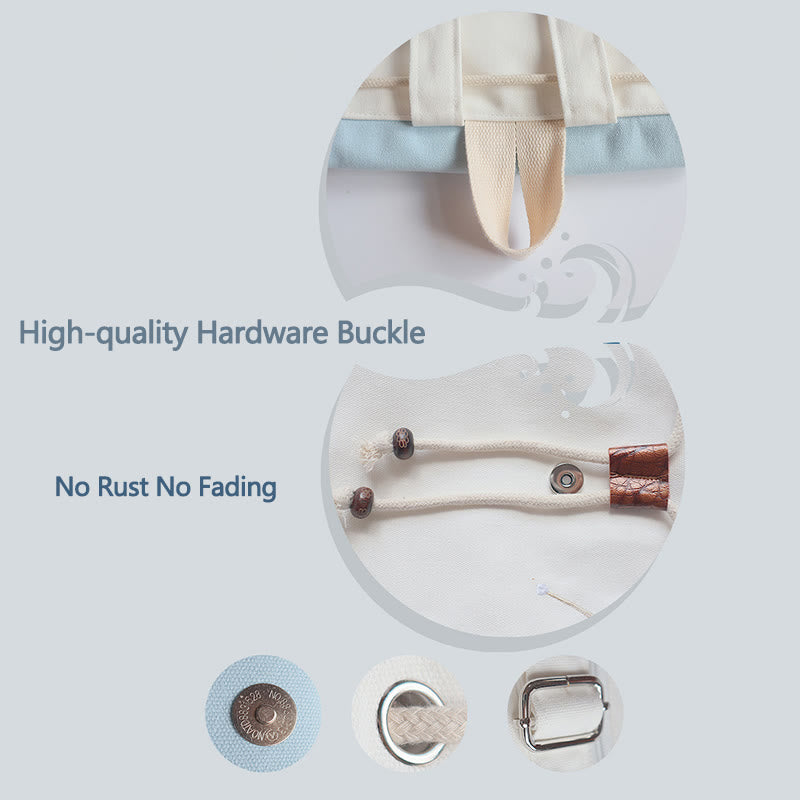 Buddha Stonesハンドメイド刺繍入り大容量キャンバスバックパック - image 17