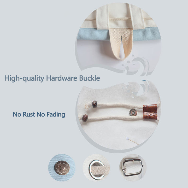 Buddha Stonesハンドメイド刺繍入り大容量キャンバスバックパック - image 17