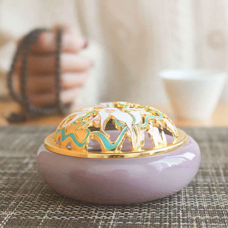 Buddha Stones九尾の狐 リュウリ クリスタル ヒーリング 瞑想 香炉