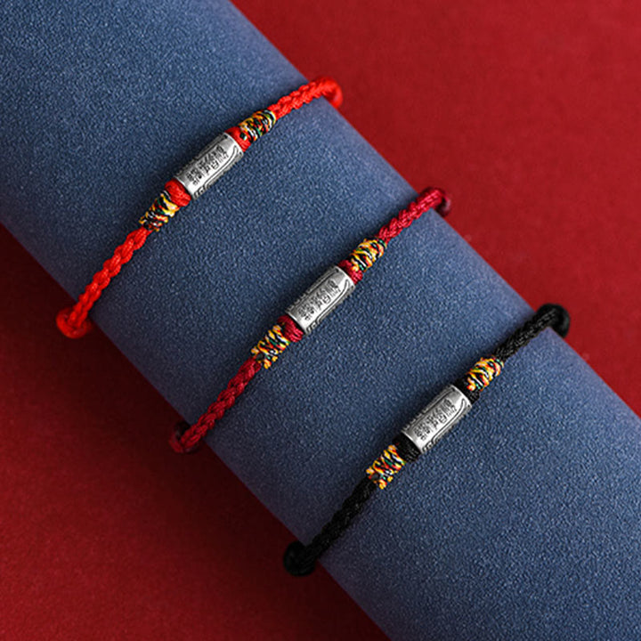 Buddha Stones手作り 925スターリングシルバー 万事うまくいくデザイン 保護力 強度 ブレスレット アンクレット