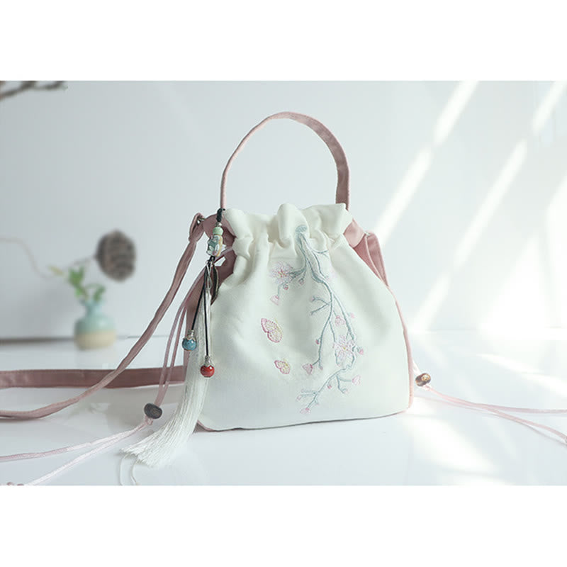 Buddha Stonesハンドメイド刺繍花キャンバストートショルダーバッグハンドバッグ - image 26