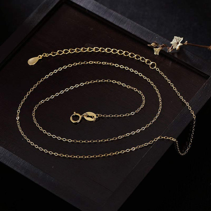 Buddha Stones925スターリングシルバー 翡翠象の幸運の祝福ネックレスチェーンペンダント