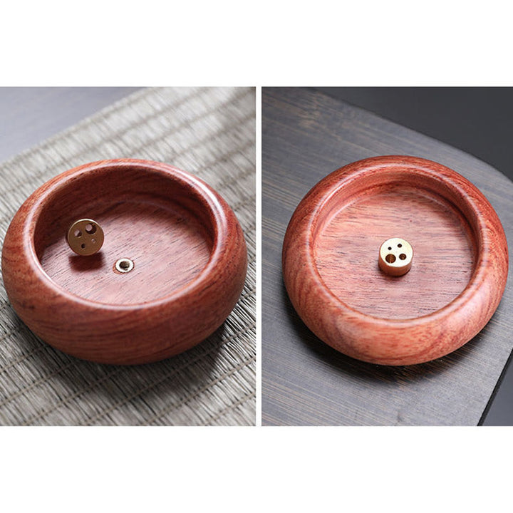 Buddha Stonesミニ黒檀ローズウッド瞑想ヒーリングスティック香炉装飾