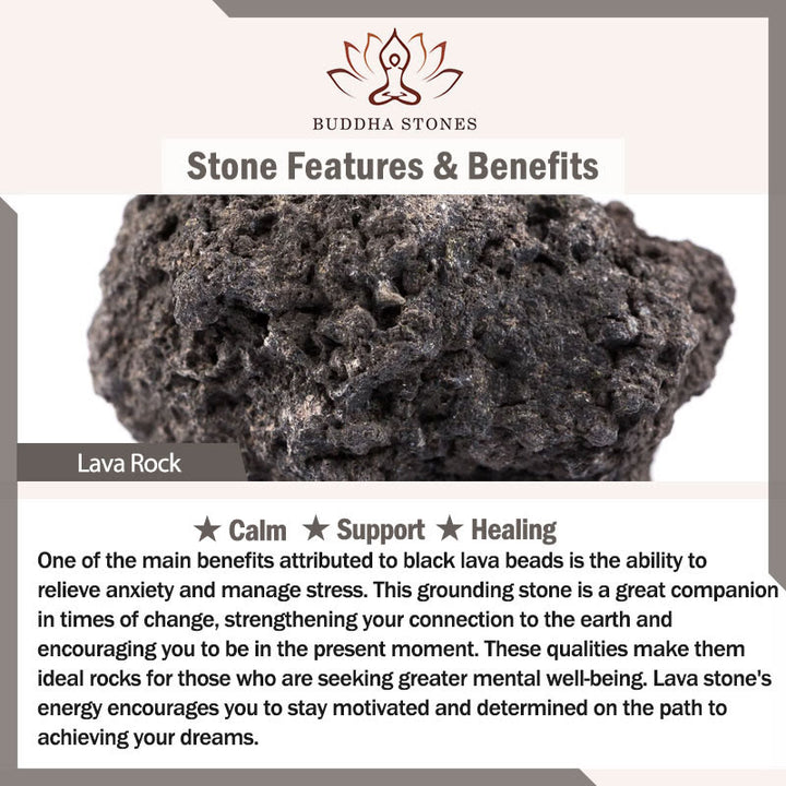 Buddha Stonesブラック溶岩石 クリスタルビーズ 動物柄 ヒーリングブレスレット - image 6