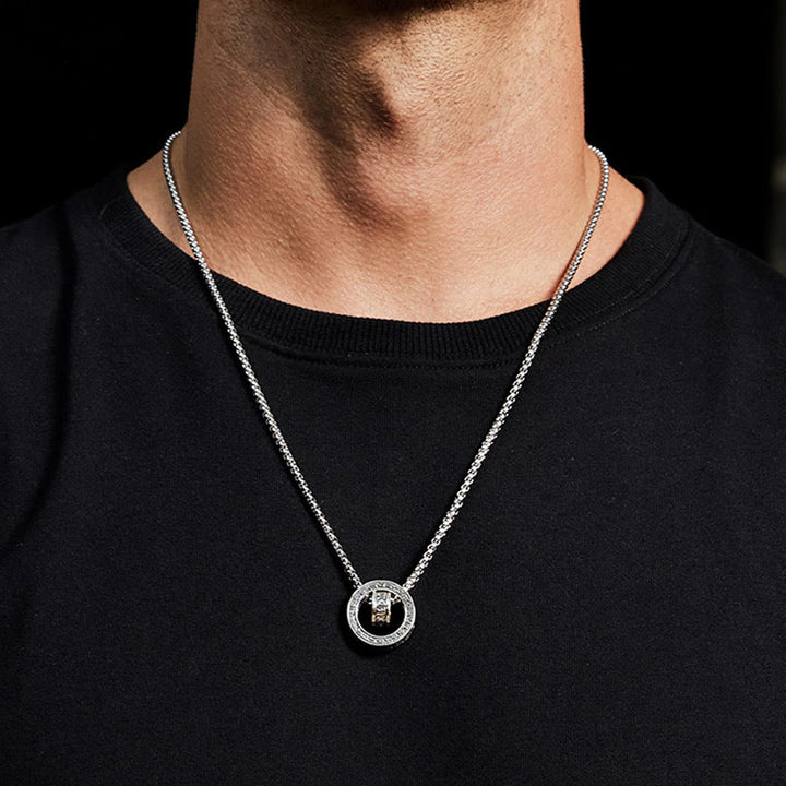 Buddha Stonesチベットオーム・マニ・パドメ・フム彫刻 平和 純粋 チェーン ネックレス ペンダント - image 12