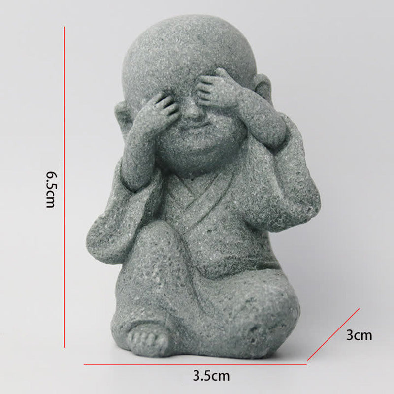 Buddha Stones瞑想 祈り 僧侶 仏像 静寂 室内装飾 - image 11