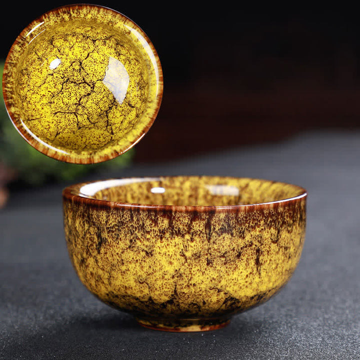 Buddha Stonesカラフル セラミック ティーカップ ホームオフィス ティーカップ - 金 - image 81