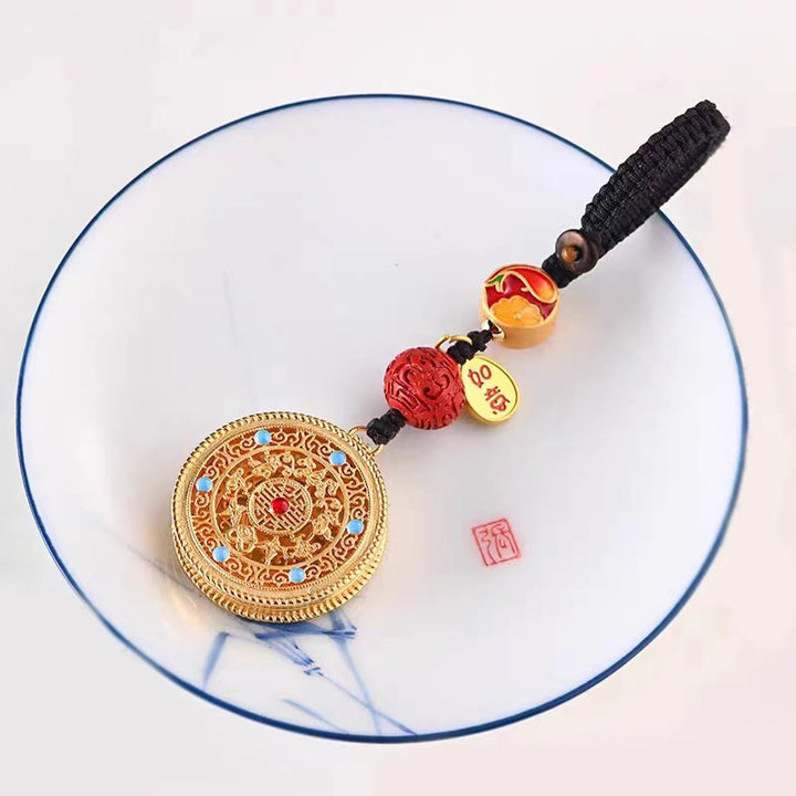 Buddha Stones福文字 祝福 如意 チャーム キーチェーン