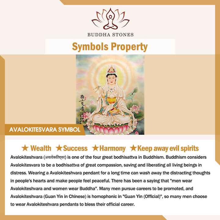 Buddha Stones天然翡翠 観音菩薩 お守り 富のネックレス ペンダント