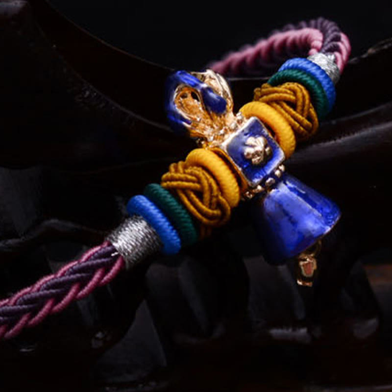 チベットの手作りドルジェ金剛力八糸ブレスレット