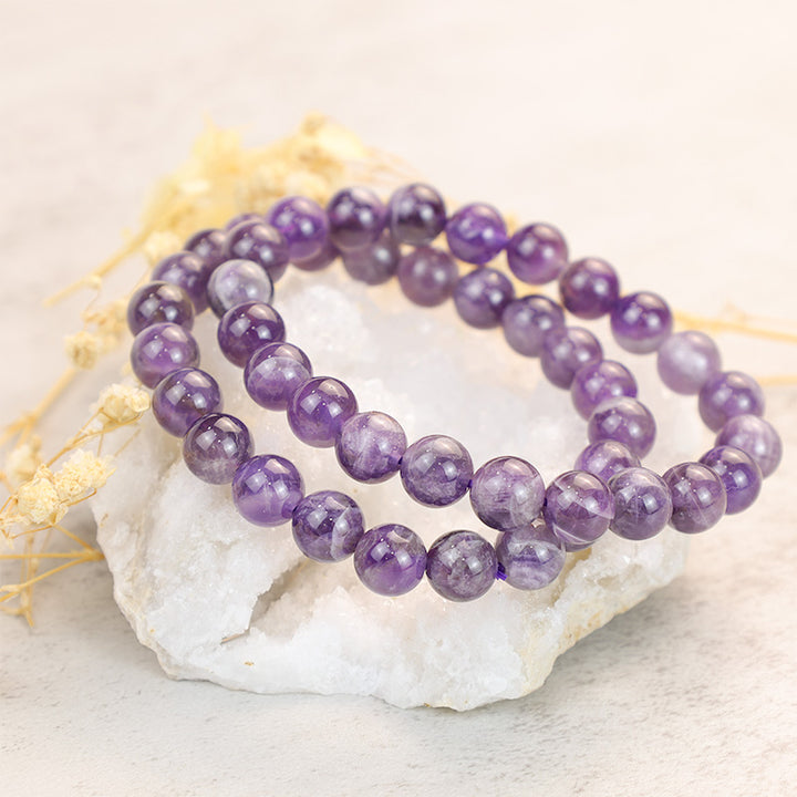 Buddha Stonesアメジスト浄化ブレスレット