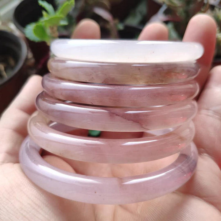 Buddha Stones紫翡翠 幸福の守護ブレスレットバングル
