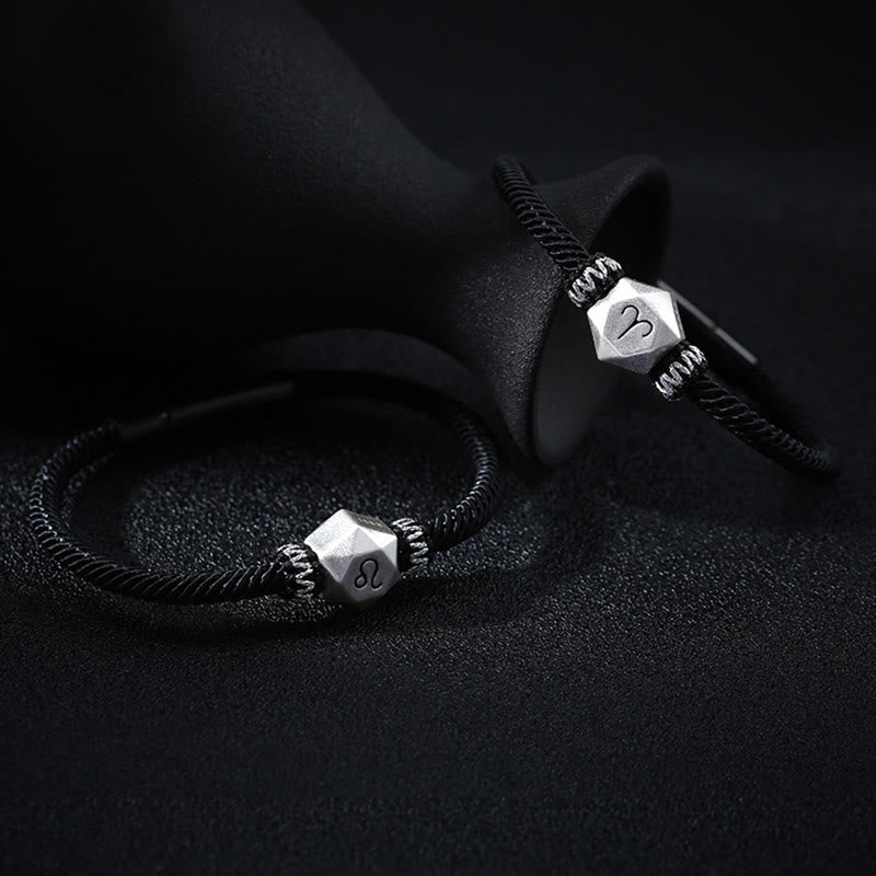 Buddha Stones999スターリングシルバー 12星座守護ハンドメイドストリングブレスレット - image 1