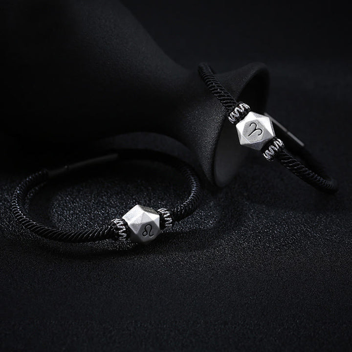 Buddha Stones999スターリングシルバー 12星座守護ハンドメイドストリングブレスレット - image 1