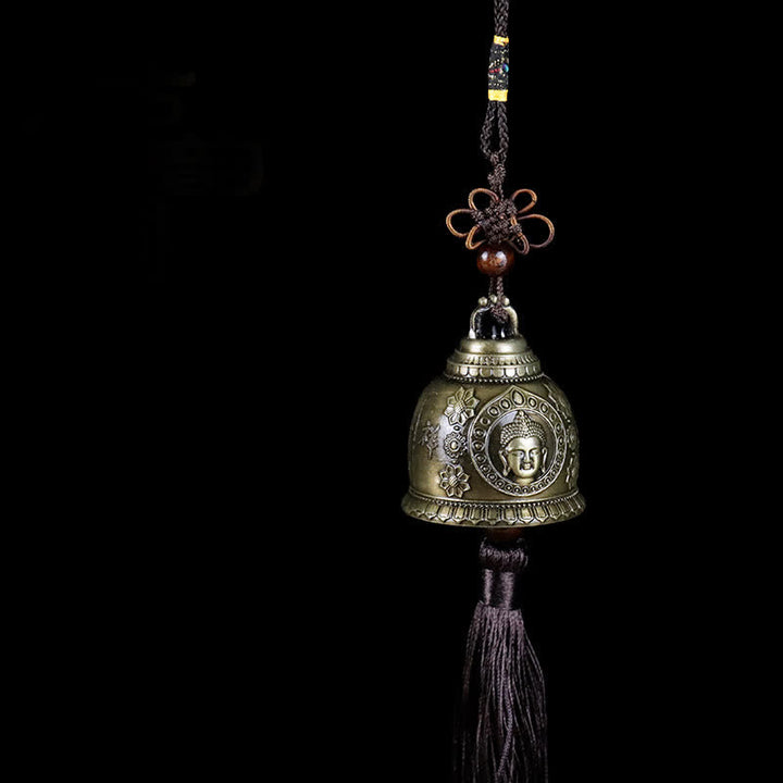 Buddha Stones風水仏 鯉 鳳凰 風鈴 ベル 幸運 壁掛け 装飾 - 仏 - image 0