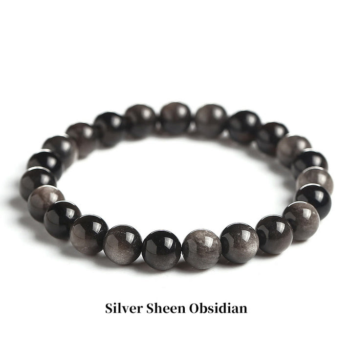 Buddha Stones 天然石クォーツ ヒーリングブレスレット