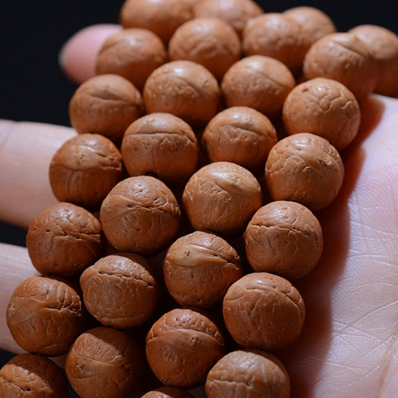 Buddha Stones108 個入りMalaネパール 菩提樹 幸運 富 タッセルブレスレット
