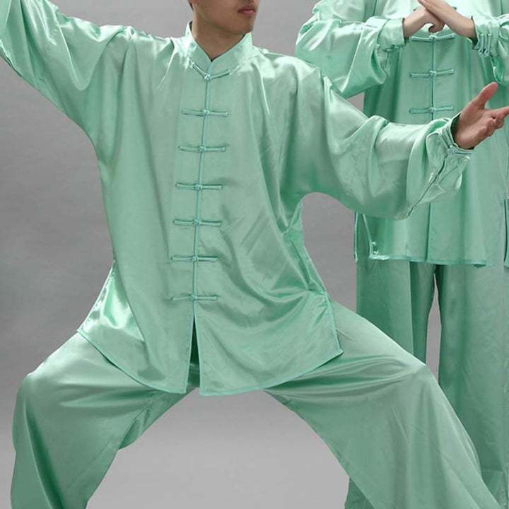 Buddha Stonesシンプルな柄 瞑想 祈り スピリチュアル 禅 太極拳 気功 練習 ユニセックス 服セット