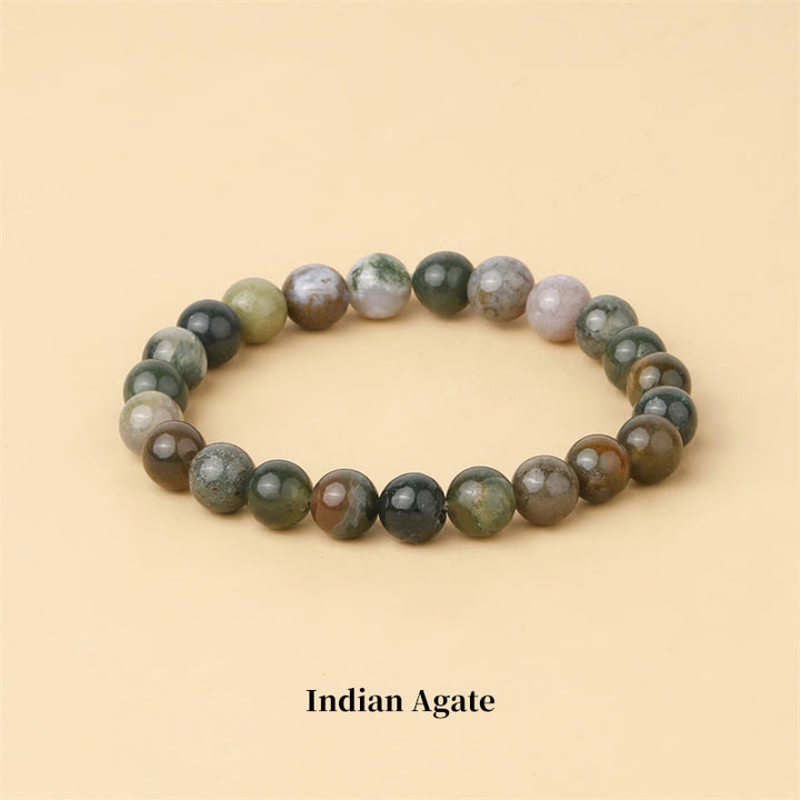 Buddha Stones 天然石クォーツ ヒーリングブレスレット