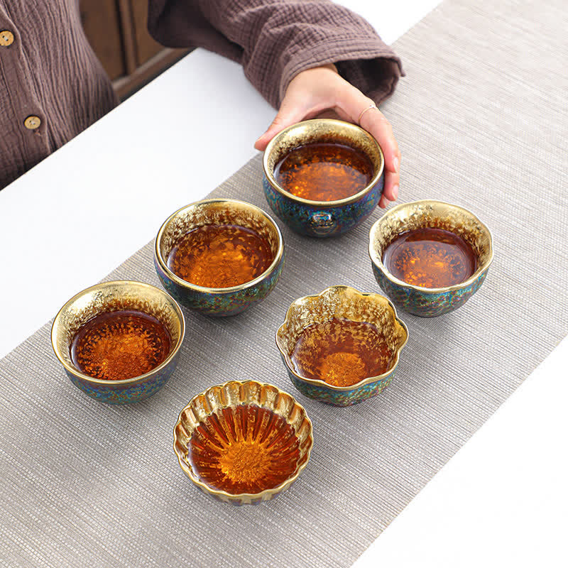 Buddha Stonesカラフルな陶器のティーカップ ティーカップ - image 5