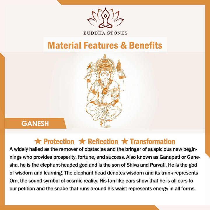 Buddha Stonesチベット Ganpati 風水装飾 - image 5