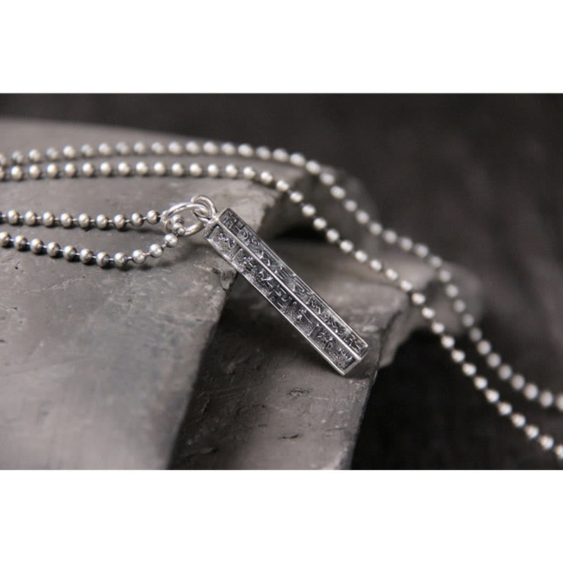 Buddha Stones925 スターリングシルバー チベットオーム・マニ・パドメ・フム仏陀 卍シンボル 知恵のネックレスペンダント - image 6