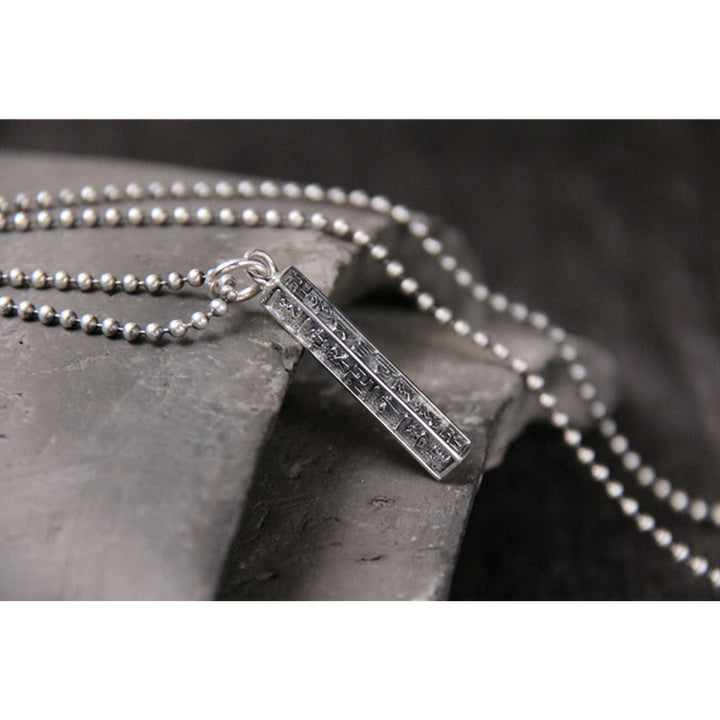 Buddha Stones925 スターリングシルバー チベットオーム・マニ・パドメ・フム仏陀 卍シンボル 知恵のネックレスペンダント - image 6
